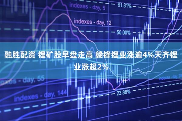 融胜配资 锂矿股早盘走高 赣锋锂业涨逾4%天齐锂业涨超2%